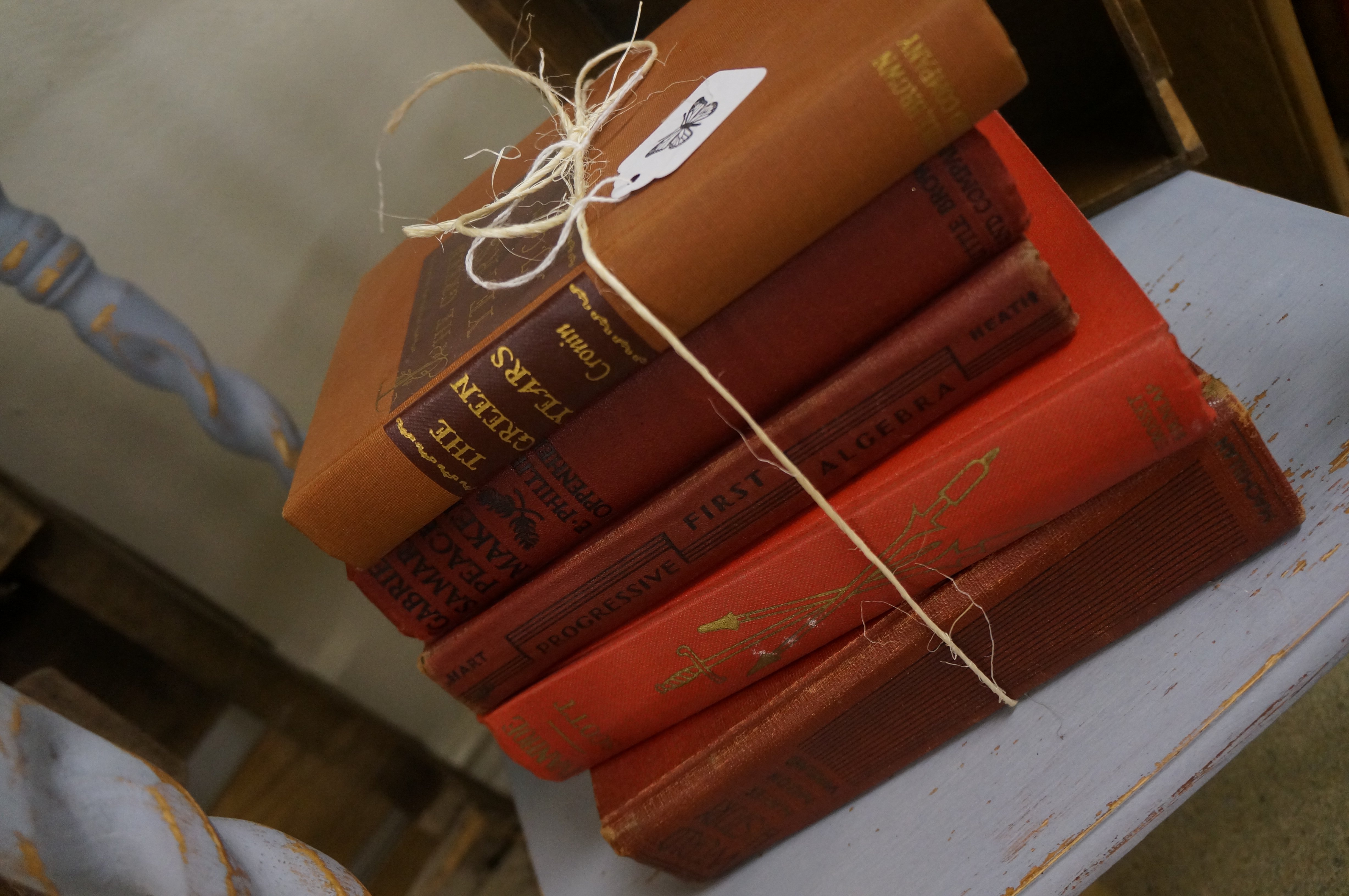 Decorating With Vintage Books