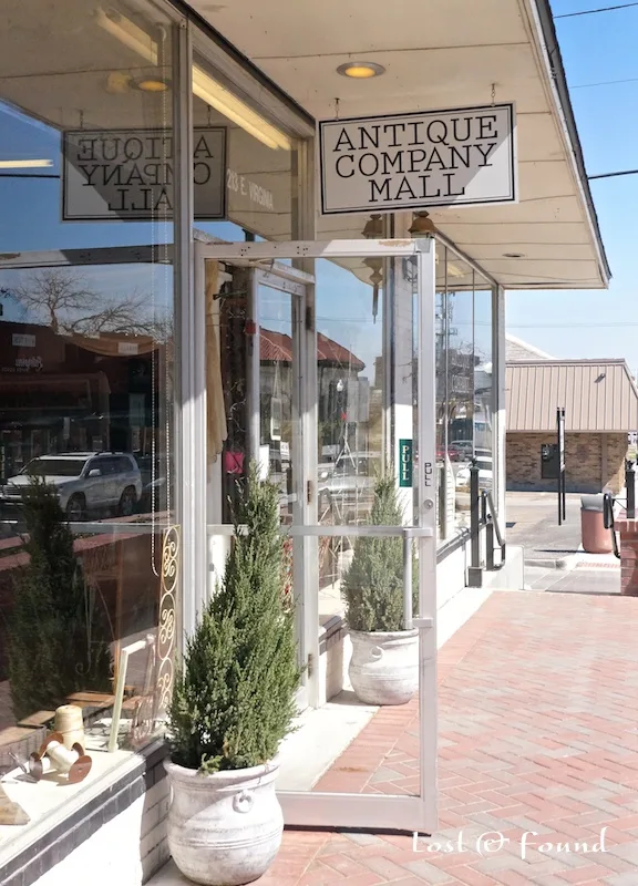 Antique Company Mall Booth display