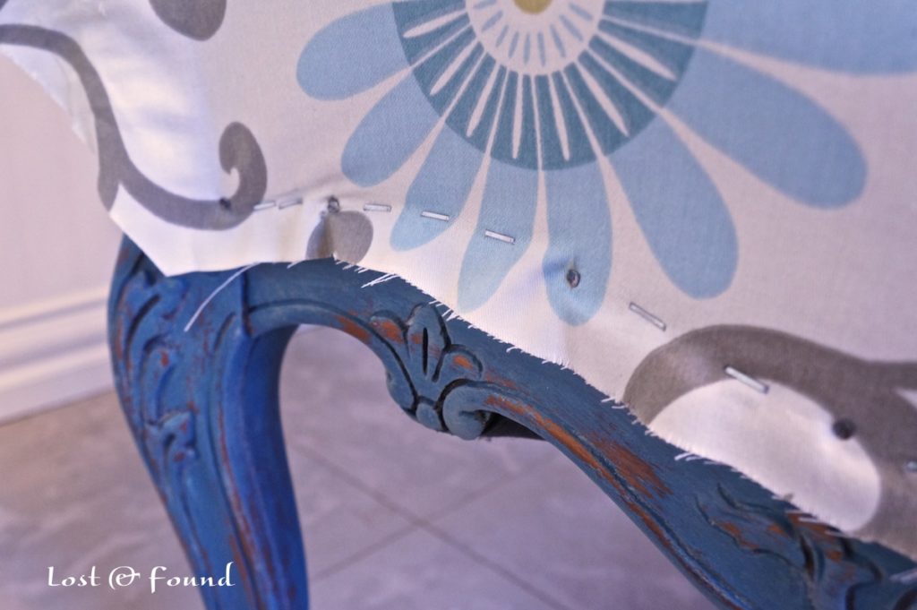 How to Reupholster a French Chair Makeover Reveal Lost & Found Decor