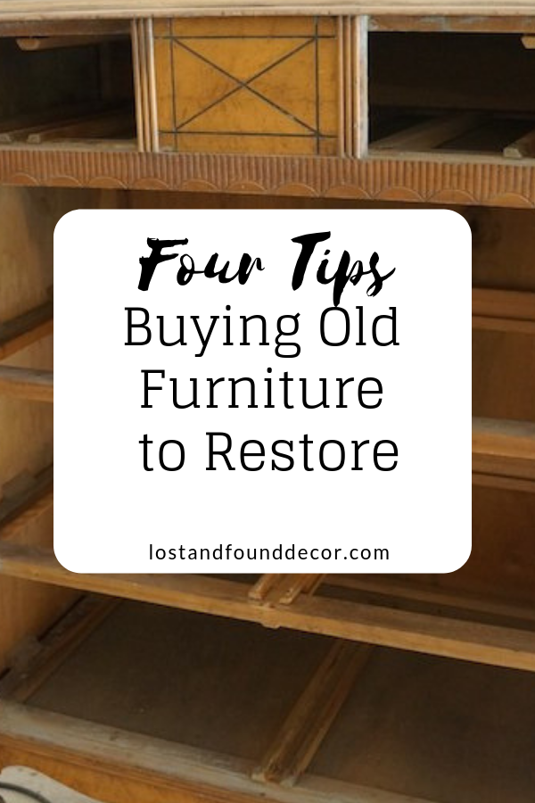 tips buying old furniture