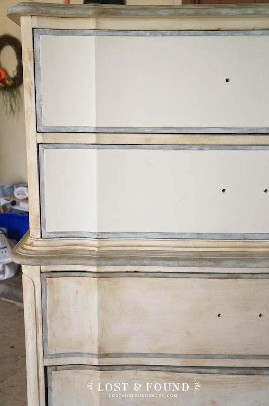 When And How To Use Antique Glaze Or Dark Wax On Your Painted Furniture Lost Found - Colored Wax On Chalk Paint
