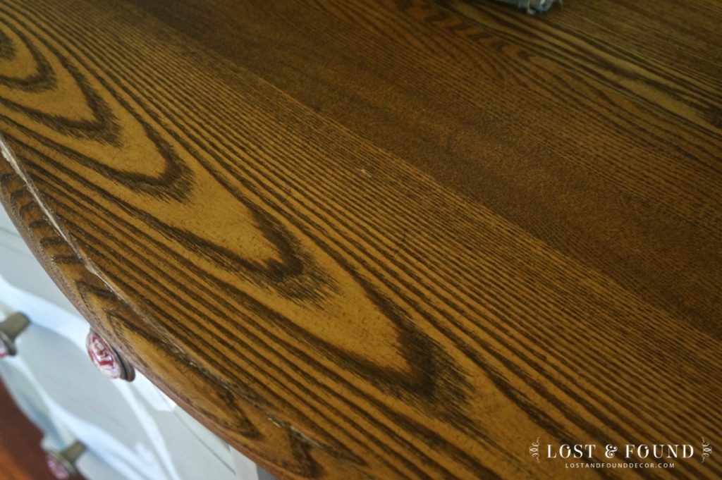 oak dresser furniture makeover