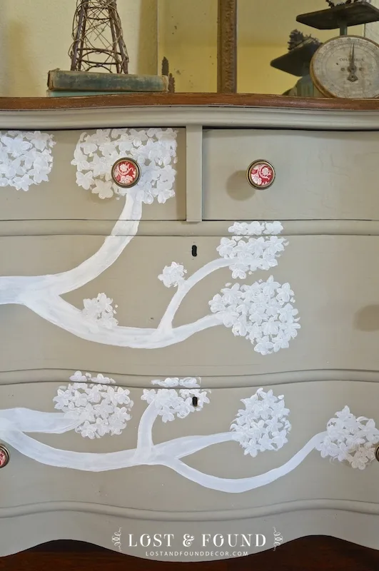 oak dresser furniture makeover