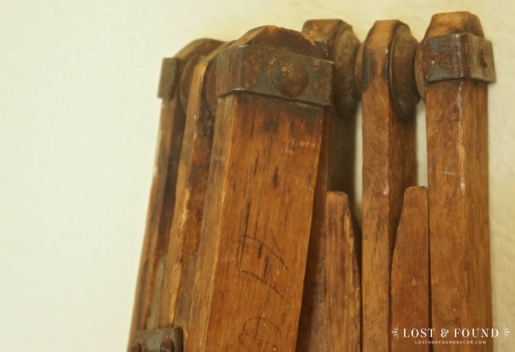 antique wallpaper table legs