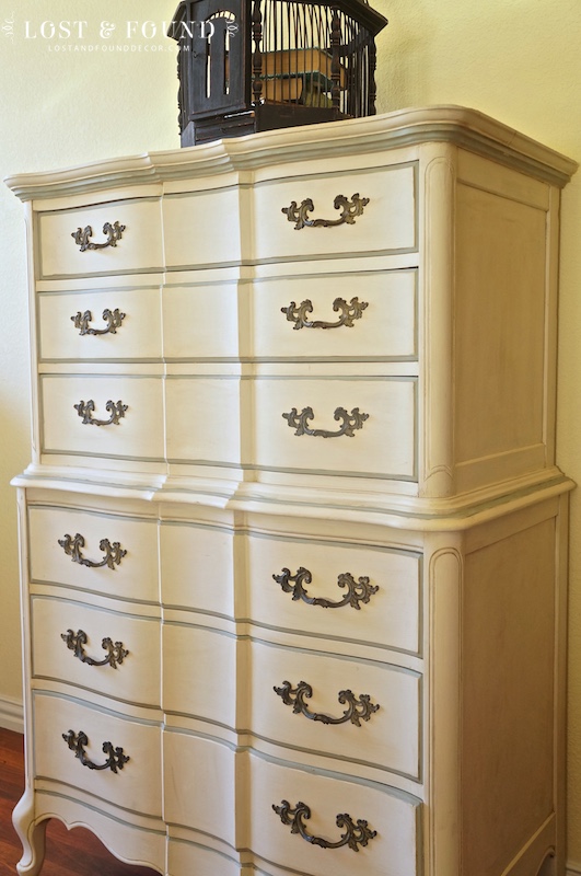 French Provincial Chest Furniture Makeover