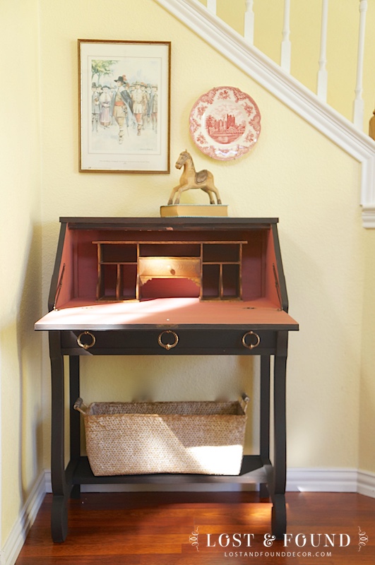 secretary desk furniture makeover