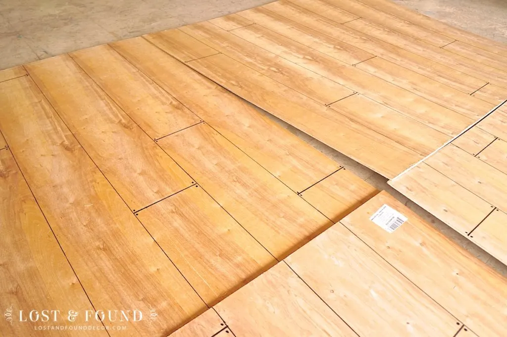 diy plywood plank flooring