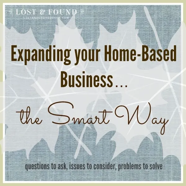 expanding your home based business