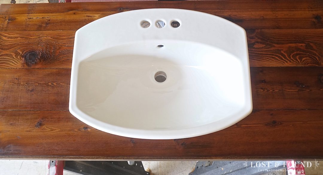 DIY Bathroom Vanity Makeover with Fusion Mineral Paint Lost & Found Decor