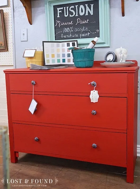 Oak Dresser Furniture Makeover