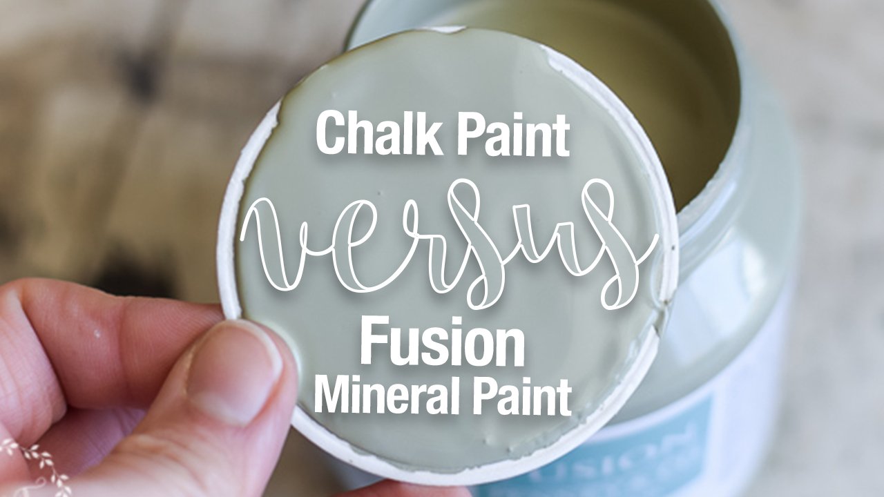 Chalk Paint Vs Fusion Mineral Paint – Hallstrom Home