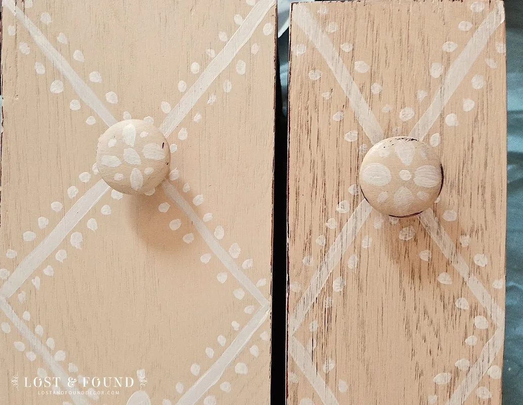 Valspar Antiquing Glaze Before And After (valspar, antiquing, glaze) how-to-antique-painted-furniture-glaze-dark-wax