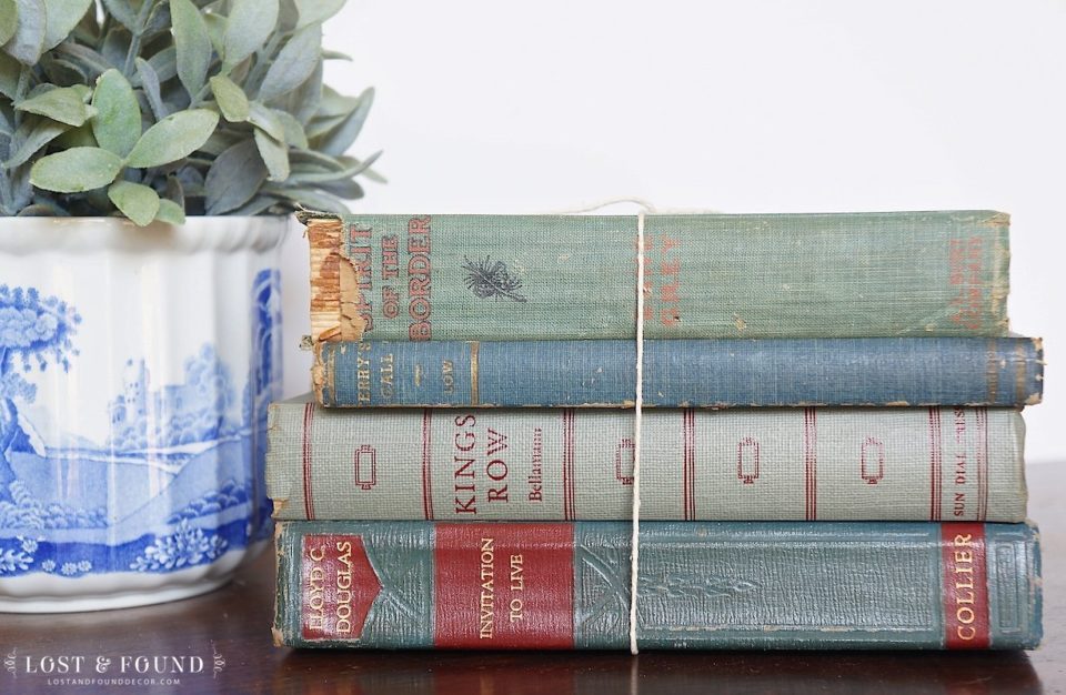 Instant Art from Vintage Books Lost & Found Decor