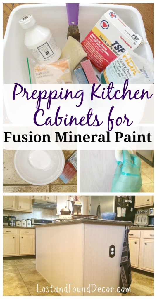 How to Prep Kitchen Cabinets for painting with Fusion Mineral Paint
