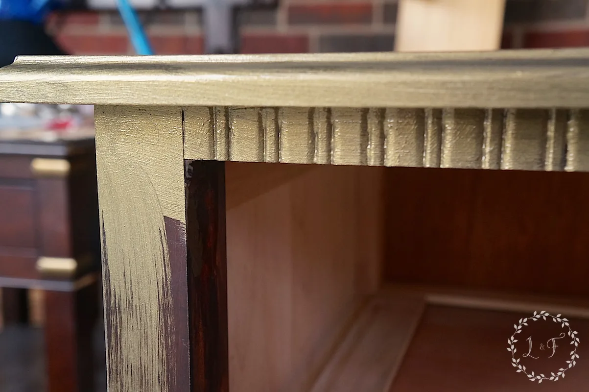 How to Paint Furniture with Metallic Paint