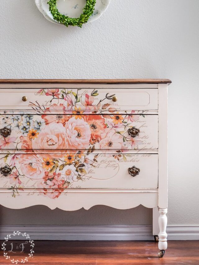 Easy DIY Dresser Makeover – Spring Decor