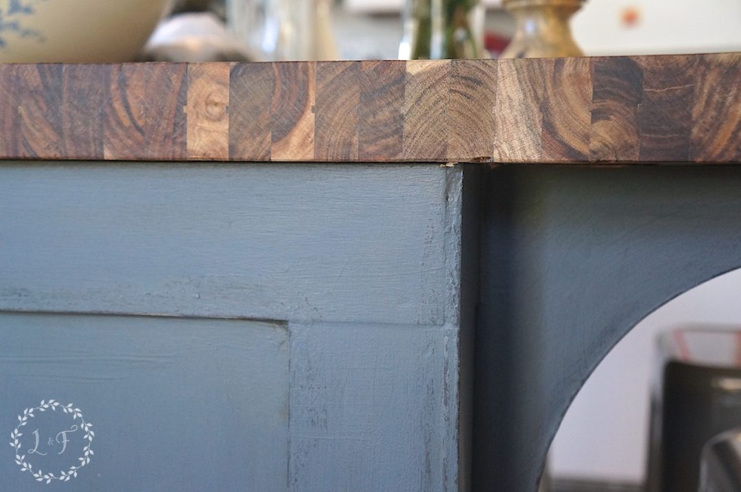 How to Customize a Kitchen Island with Trim Lost & Found Decor