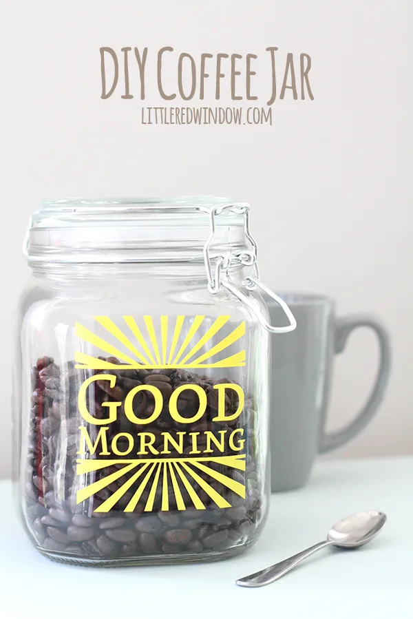 jar with coffee beans