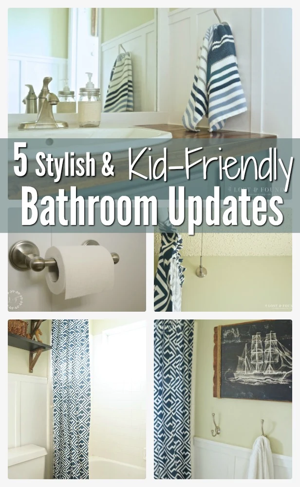 5 kid-friendly bathroom updates