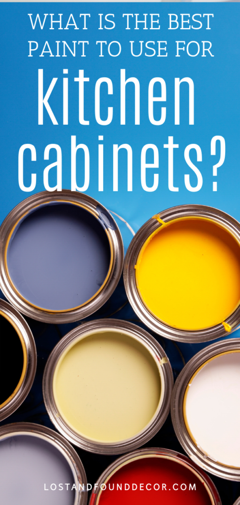 Pros and Cons of different types of paint if you want to DIY paint your cabinets