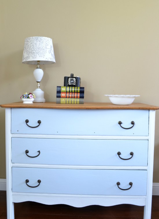 white-and-turquoise-painted-dresser-with-natural-wood-top (1)