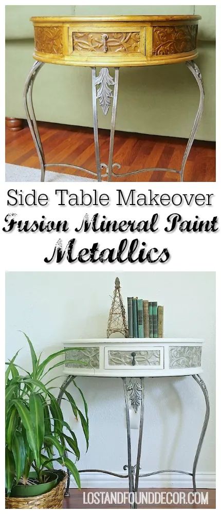 Painted Furniture with Metallic Paint