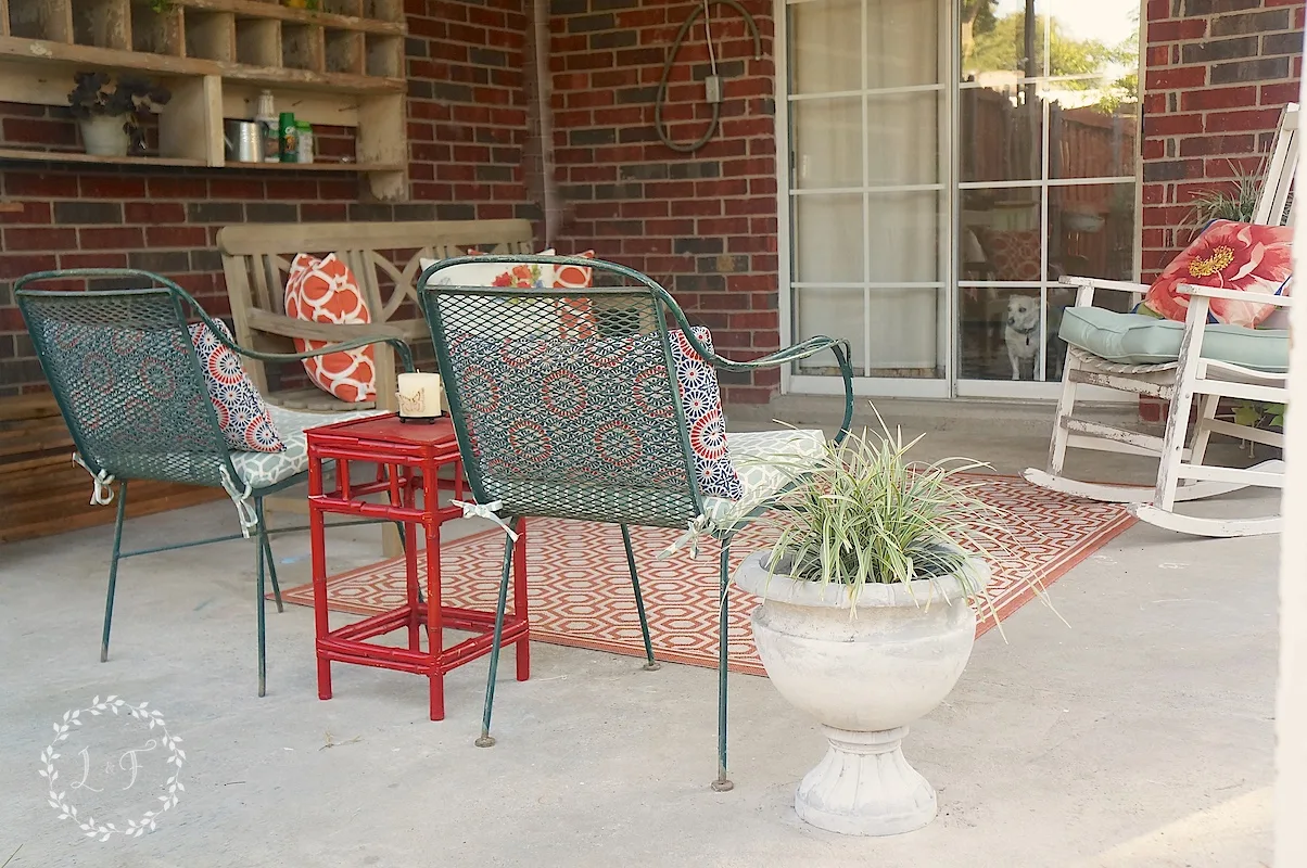 Budget Friendly Patio Makeover