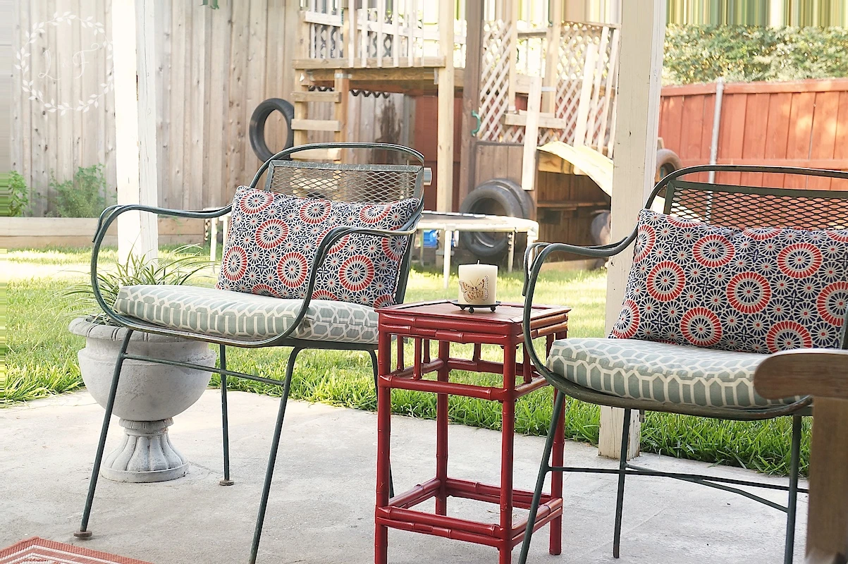 Budget Friendly Patio Makeover