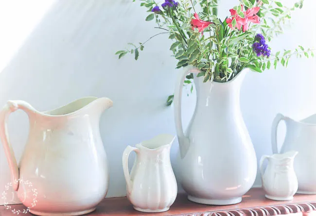 ironstone-pitcher-collection