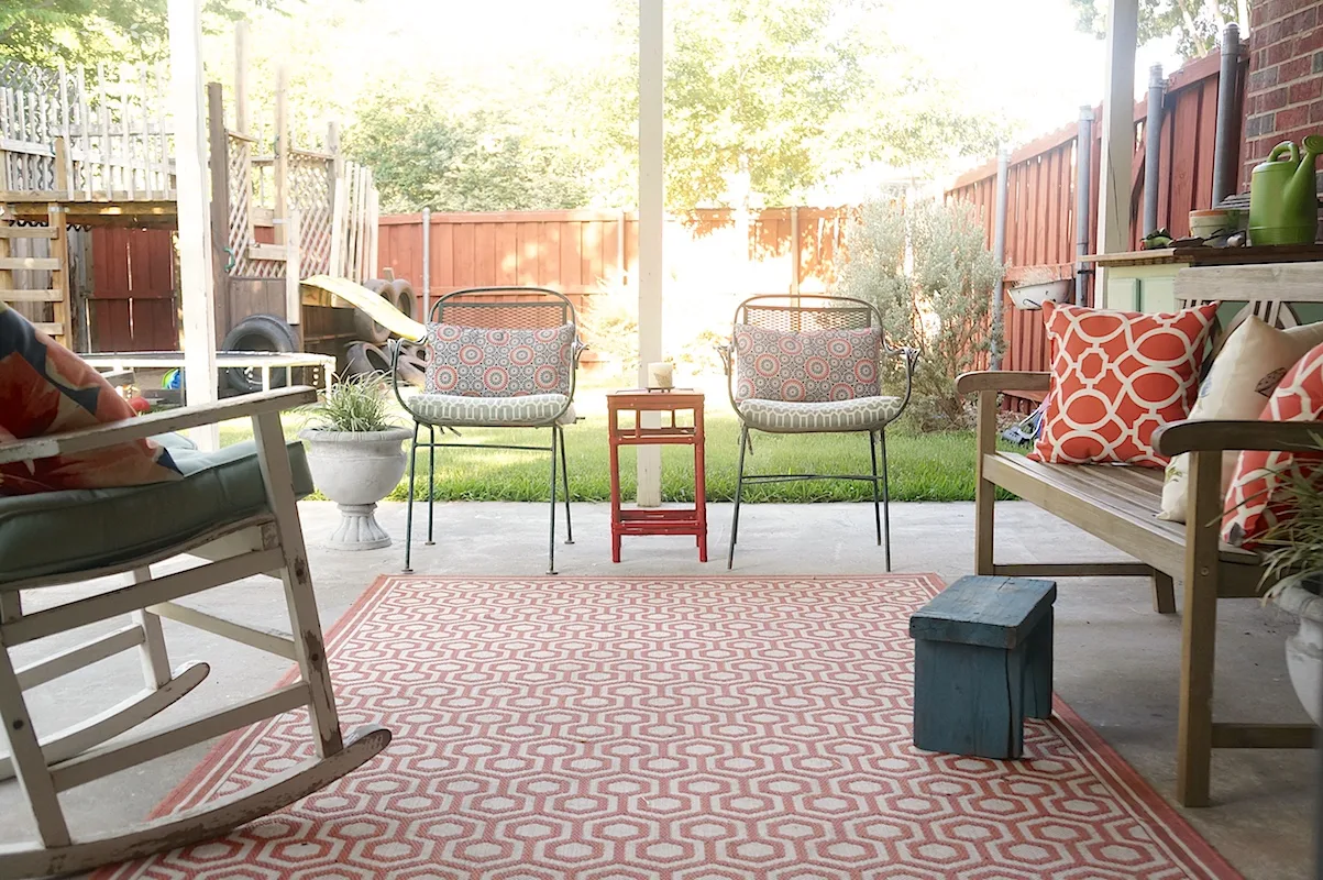 Budget Friendly Patio Makeover