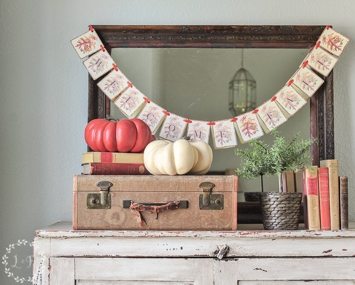 5 Step “Welcome Fall” Banner and Free Printable