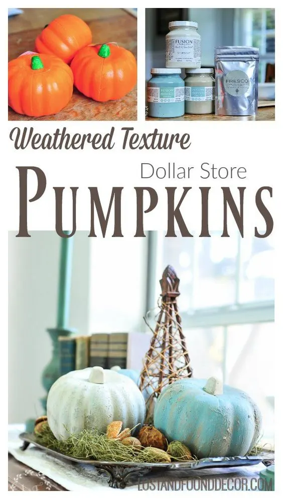 Make a Popsicle Stick Pumpkin Fall Decor DIY wit Dollar Tree items