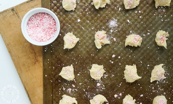 Peppermint-Cream Cheese Cookies