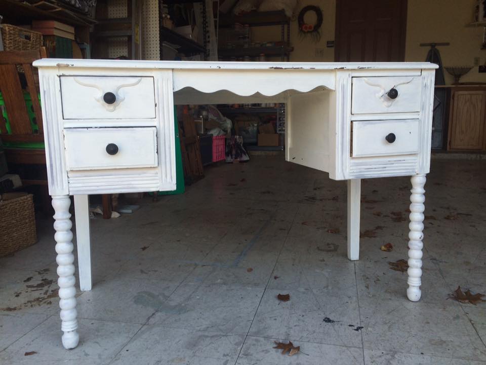 Spray Painted Desk