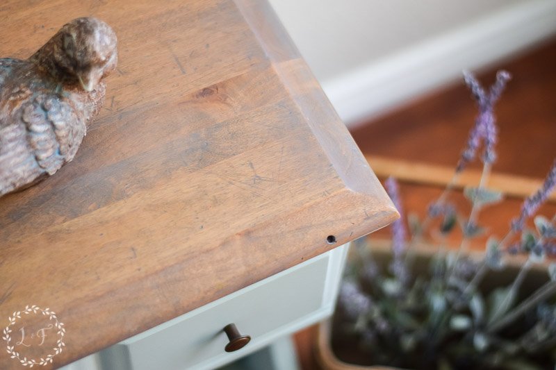 Inglenook Painted Nightstand | Fusion Mineral Paint April Color of the Month