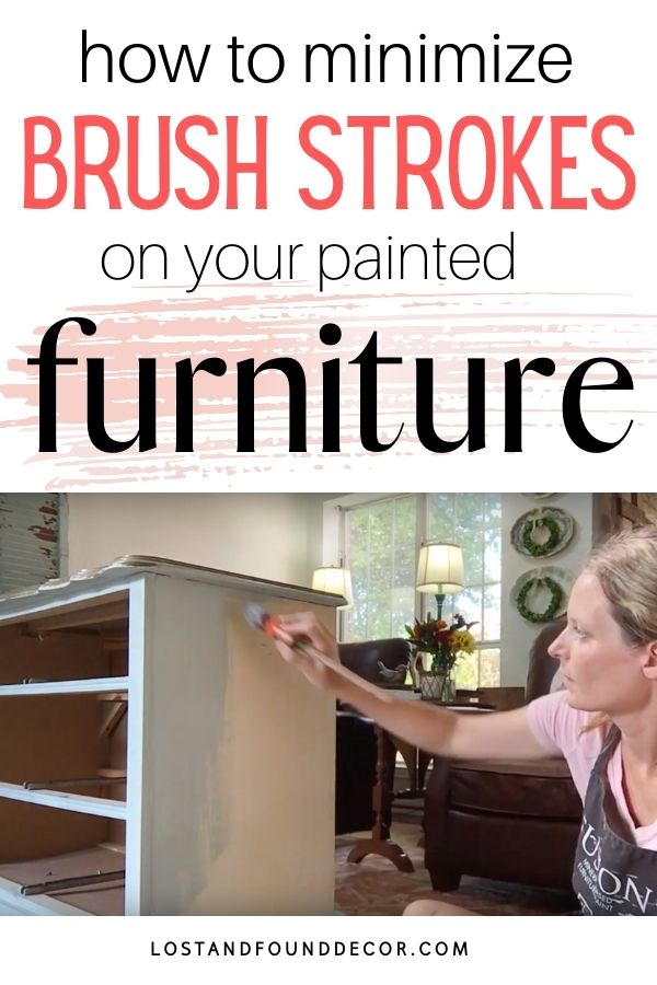 Tips for how to paint furniture with fewer brush strokes