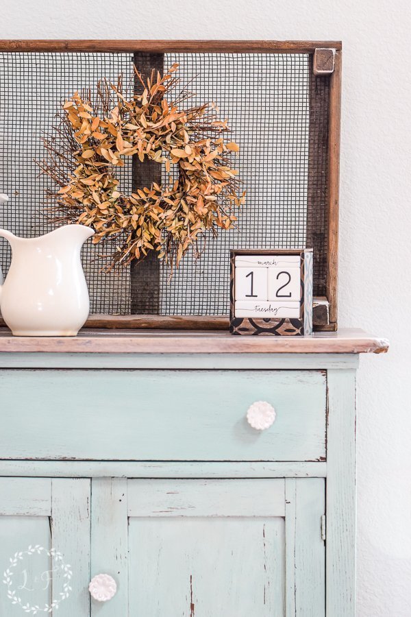 Painted Oak Washstand