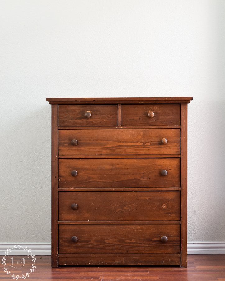 Antique Oak Chest of Drawers Revived with Hemp Oil
