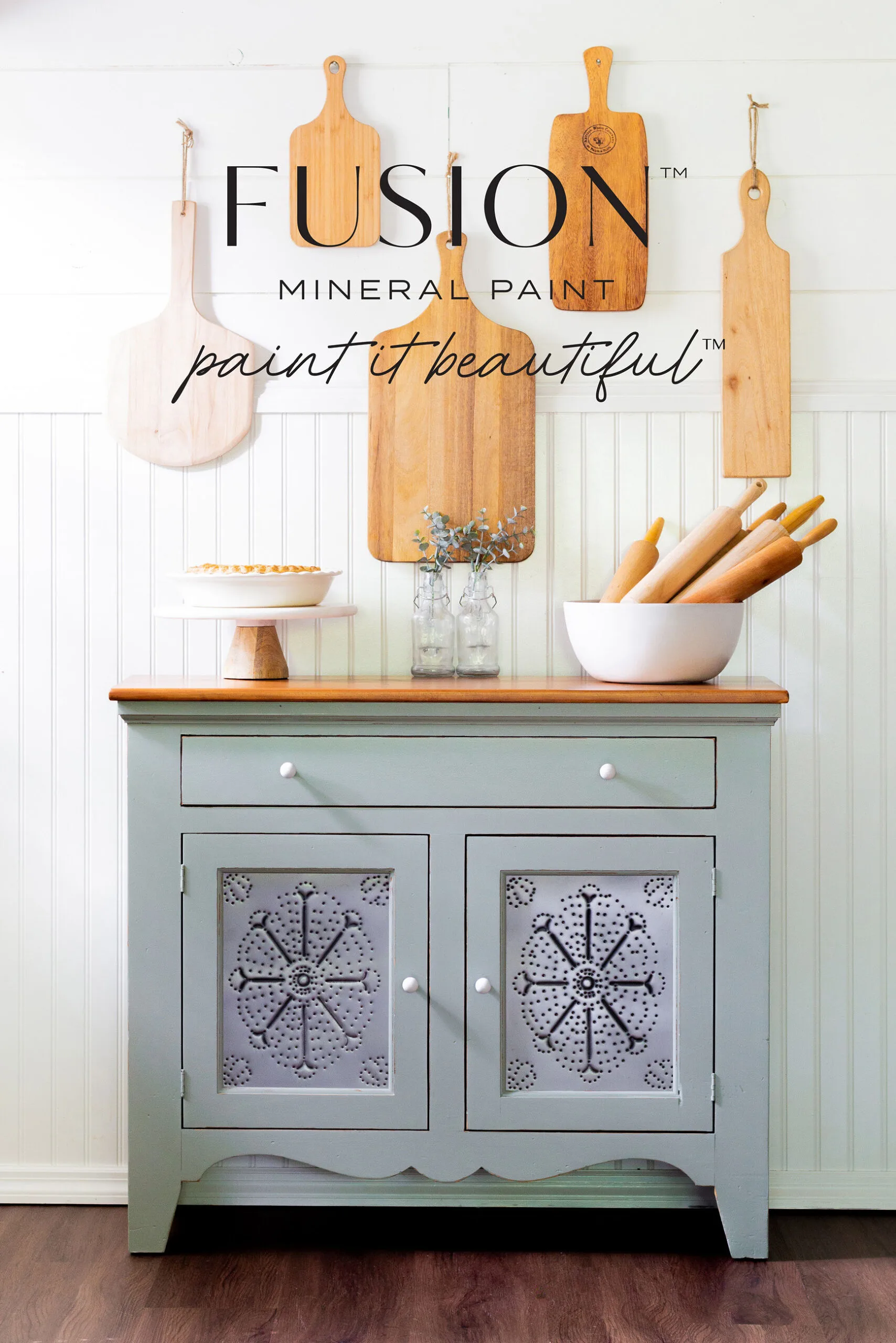 Fusion Mineral Paint Bayberry Dresser Makeover - Lost & Found Decor