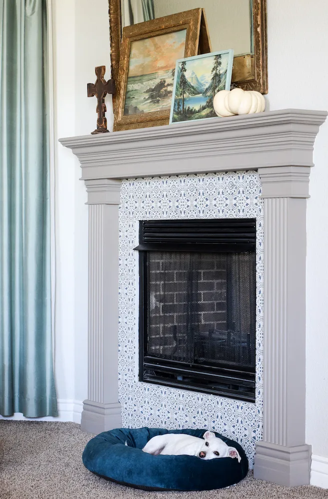 How to Update Your Fireplace with Paint