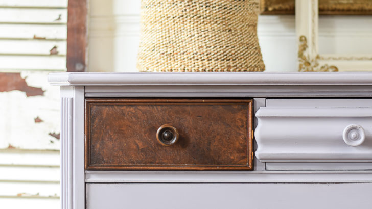 Fusion Mineral Paint Bayberry Dresser Makeover - Lost & Found Decor