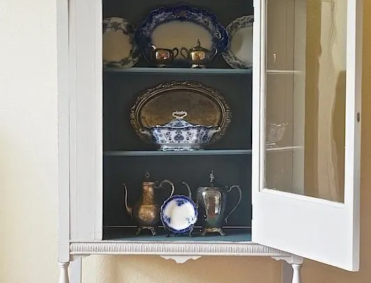 china cabinet furniture makeover