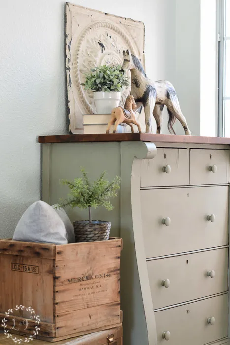 painted furniture makeover