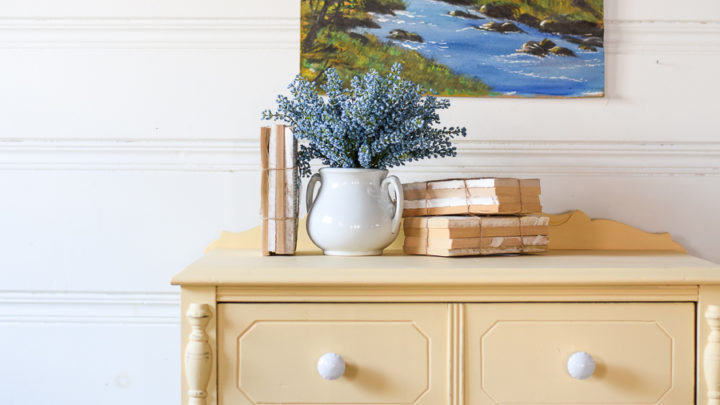 How to Paint Furniture Black - Lost & Found Decor