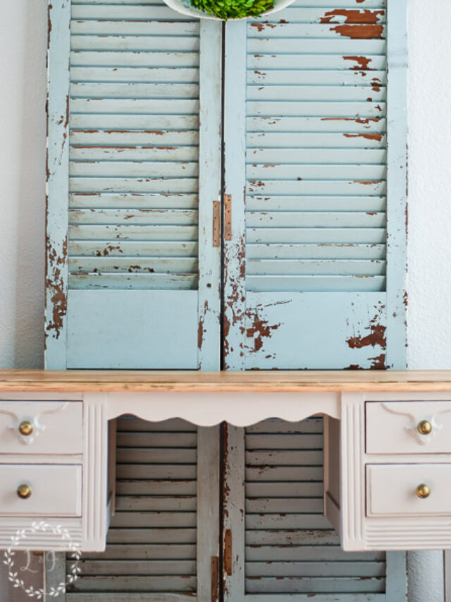 Farmhouse Furniture Idea – DIY Desk Makeover