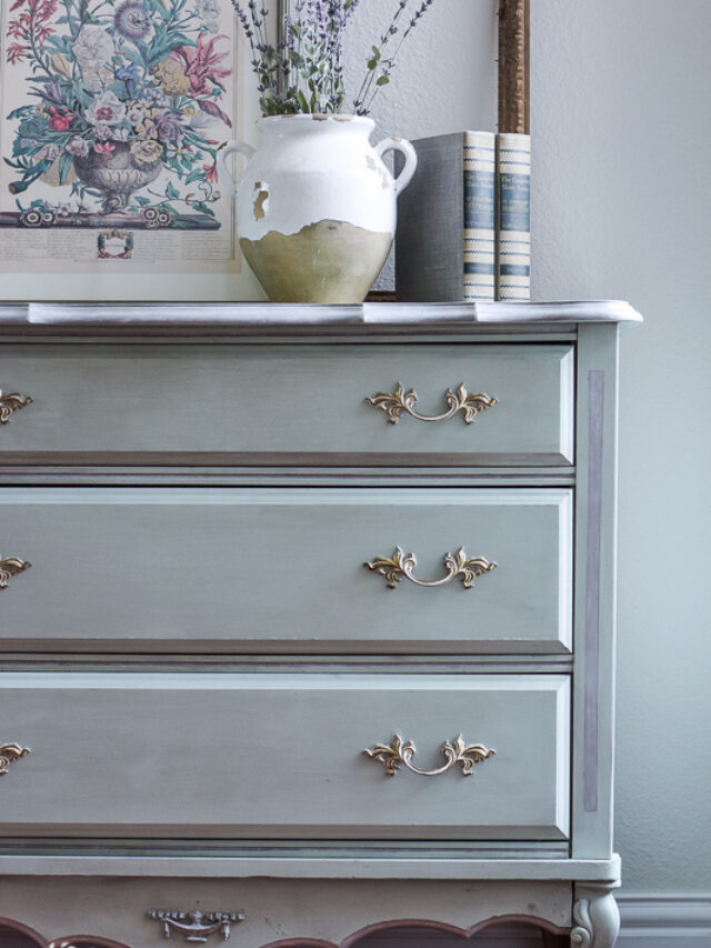 How to Antique Furniture with Glaze and Wax