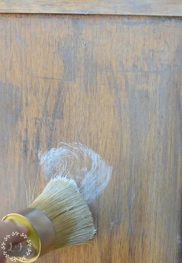 4 the love of wood: DARK WAX ON WHITE PAINT - how to video for old world  effect