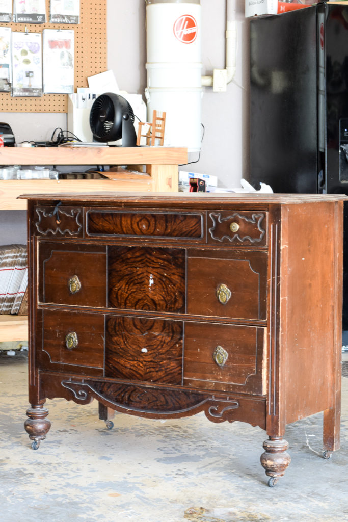 Black Dresser Makeover with Fusion Mineral Paint - Lost & Found Decor