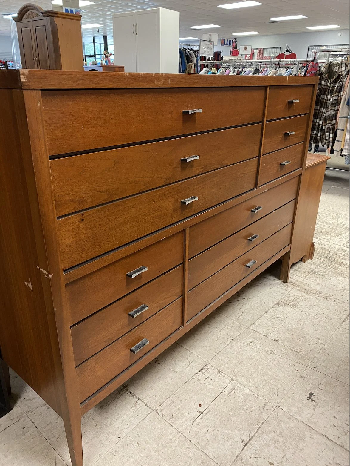 Classy Dresser in Lamp Black Milk Paint