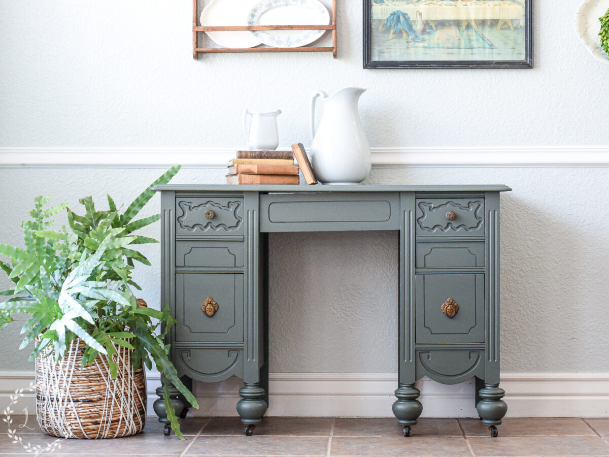 The Best Paint for a Desk, Easy Painted Wood Desk - Lost & Found Decor